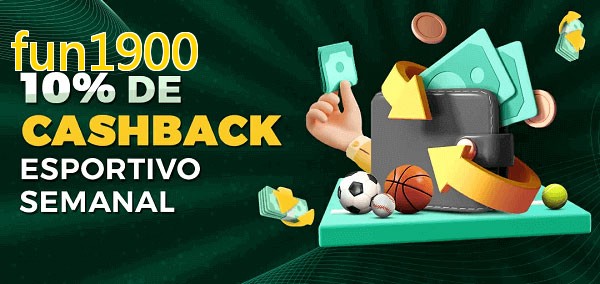 10% de bônus de cashback na fun1900